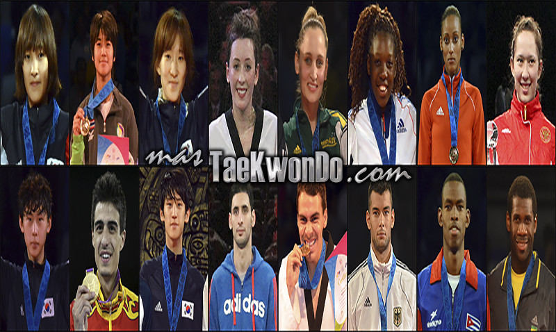 Los diez mejores ranqueados del mundo de cada categoría correspondientes al mes de Marzo del 2014 según lo reflejado por la World Taekwondo Federation (WTF).