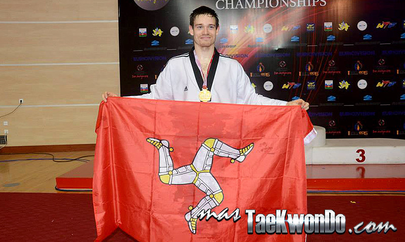 El británico que ahora defiende los colores de Isla de Man, consiguió subir a lo más alto del Taekwondo de Europa tras derrotar en la final nada más y nada menos que a Damon Sansum de Gran Bretaña.