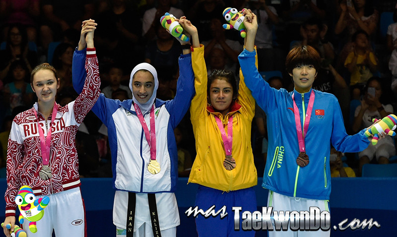 Podio Taekwondo Nanjing 2014 F-63 (20-08-14)