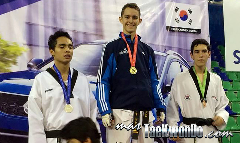 Costa Rica Open 2014, Día 2 - Podio Juvenil M-63 Kg.