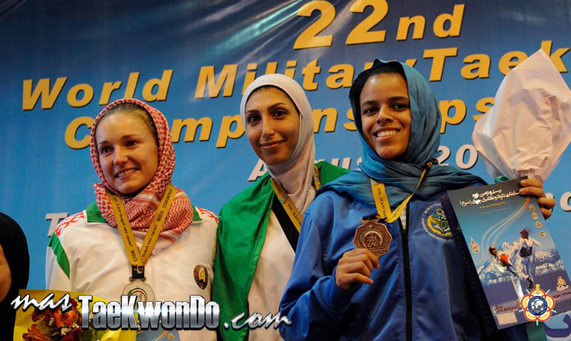 Podio F-62, 22nd World Military Taekwondo Championship