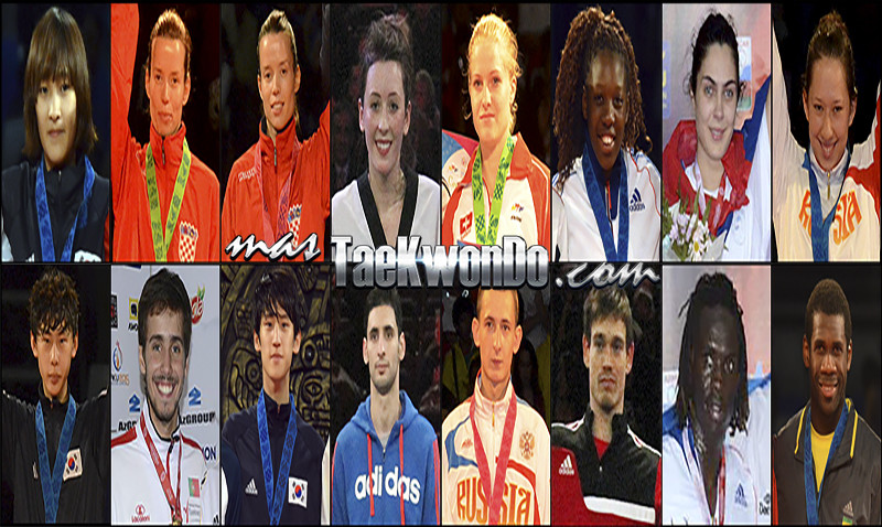 Números 1 – WTF World Ranking – Taekwondo WTF – Agosto 2014.