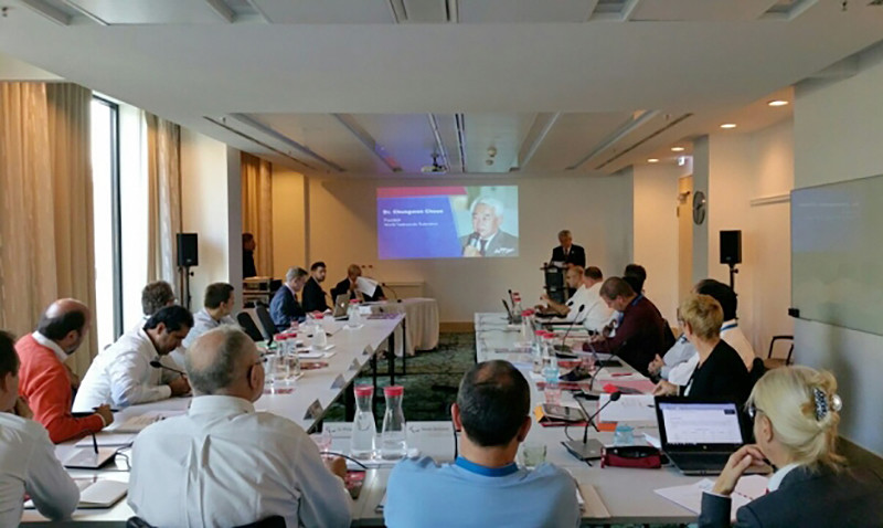 Dr. Chungwon Choue presento un avance sobre los avances realizados en el Para-Taekwondo frente al IPC.