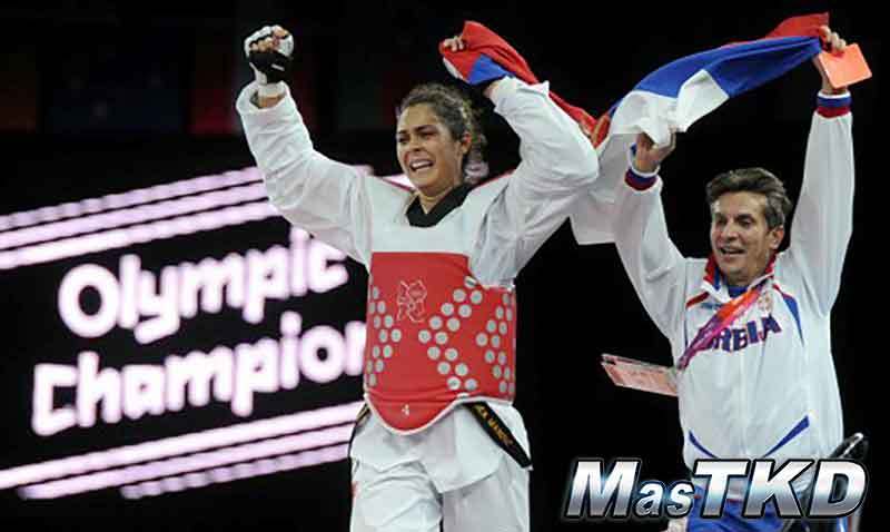 Milica Mandic (SRB) - Oro en Taekwondo, Londres 2012