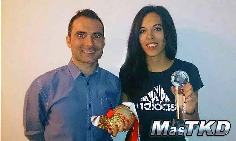 Jose María y Eva oros de los GPs