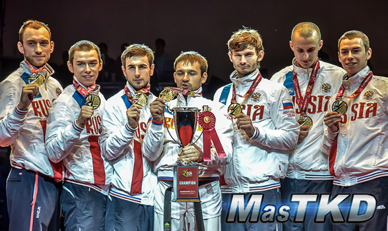 Rusia Campeon de la Copa Mundial por Equipos de Taekwondo 2014