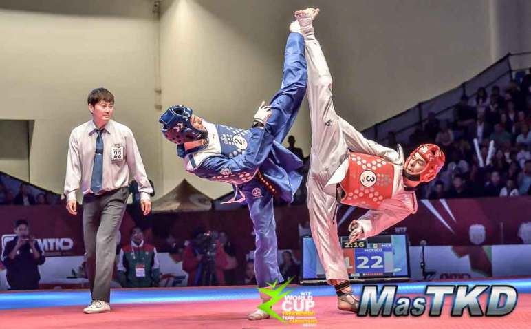 Imagenes de la semifinales y finales de la Copa del Mundo Por Equipos de Taekwondo 2014