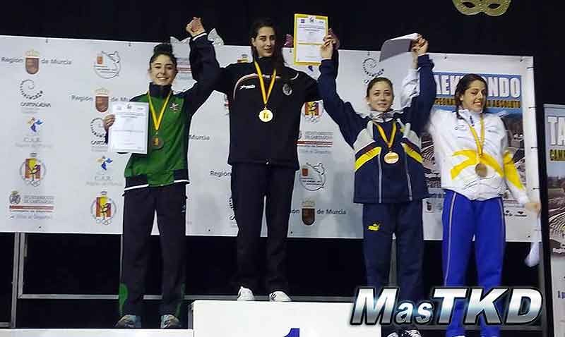 Podio Campeonato de España Absoluto 2015