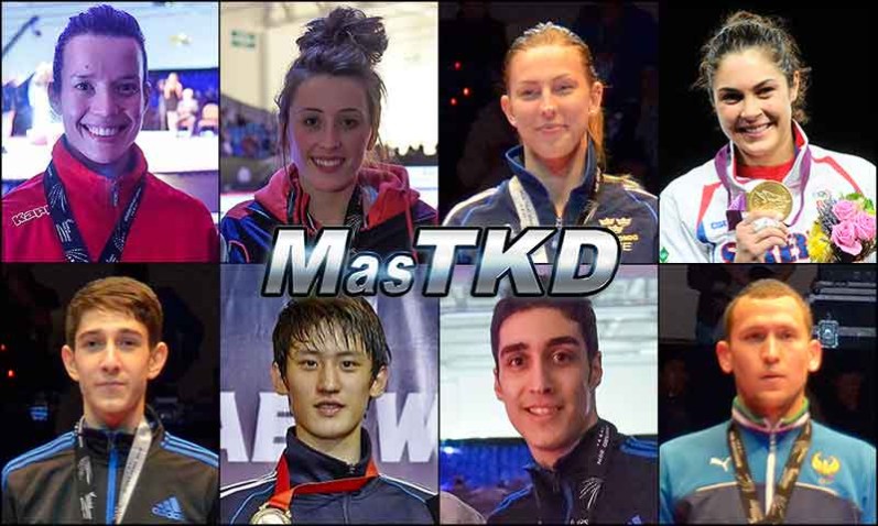 Números 1 – WTF World Olympic Ranking – Taekwondo WTF – Abril 2015.
