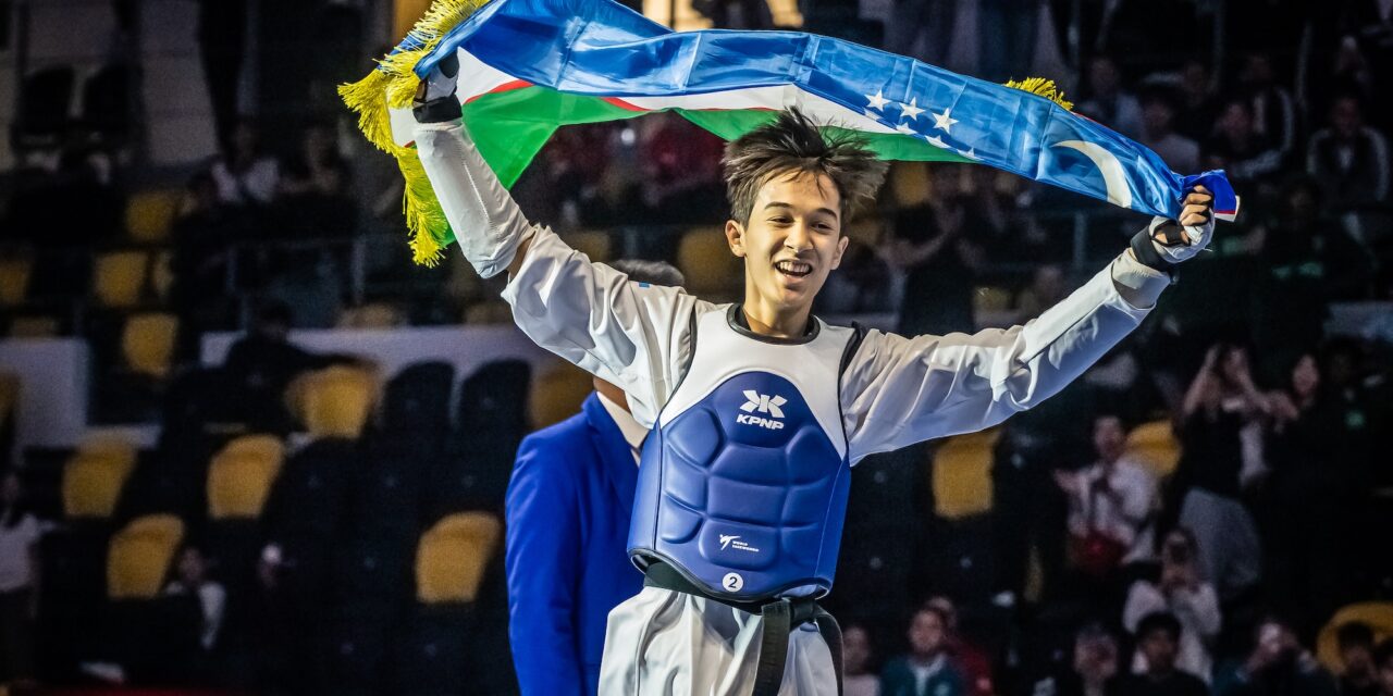 Odilov raises the roof on day two of Tashkent 2026 World Taekwondo Junior Championships